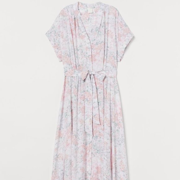 h&m dress with buttons